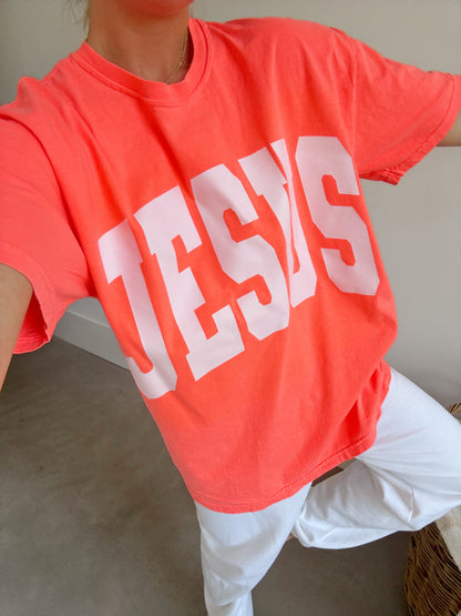 JESUS Neon Orange Tee