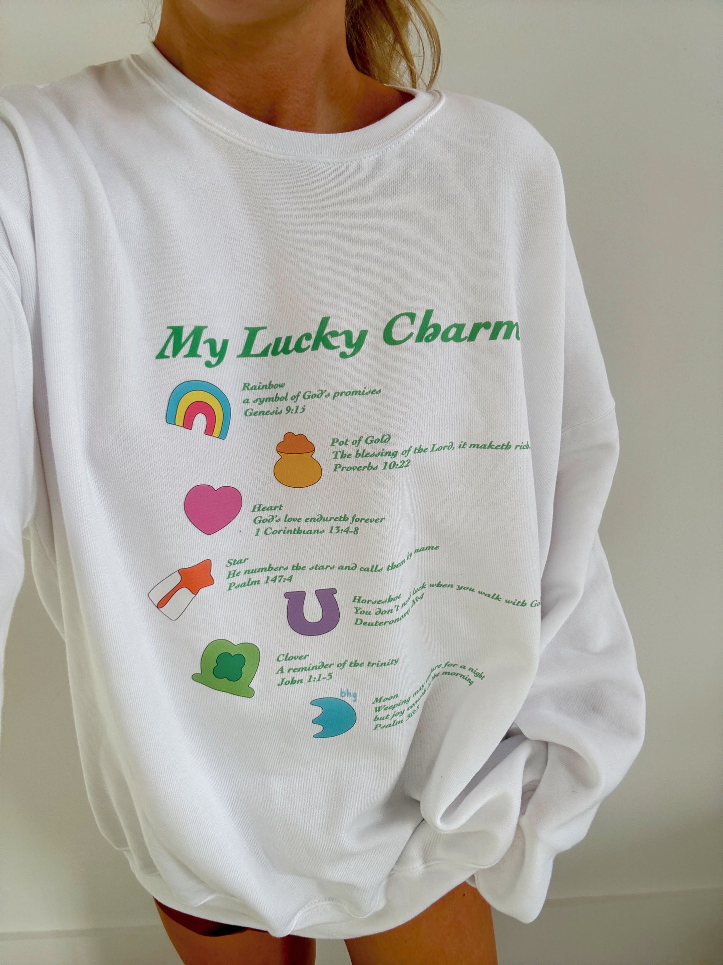 Lucky Charms Sponge Fleece Pullover