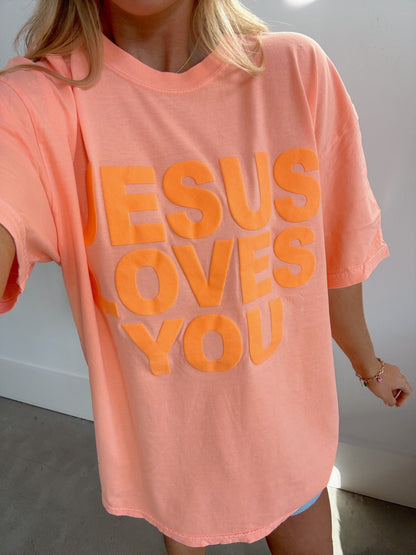 Neon Sherbet JLY Comfort Colors Tee