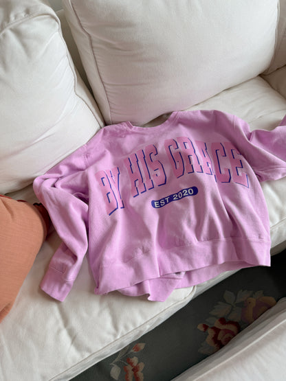 BHG Varsity Boxy Crewneck