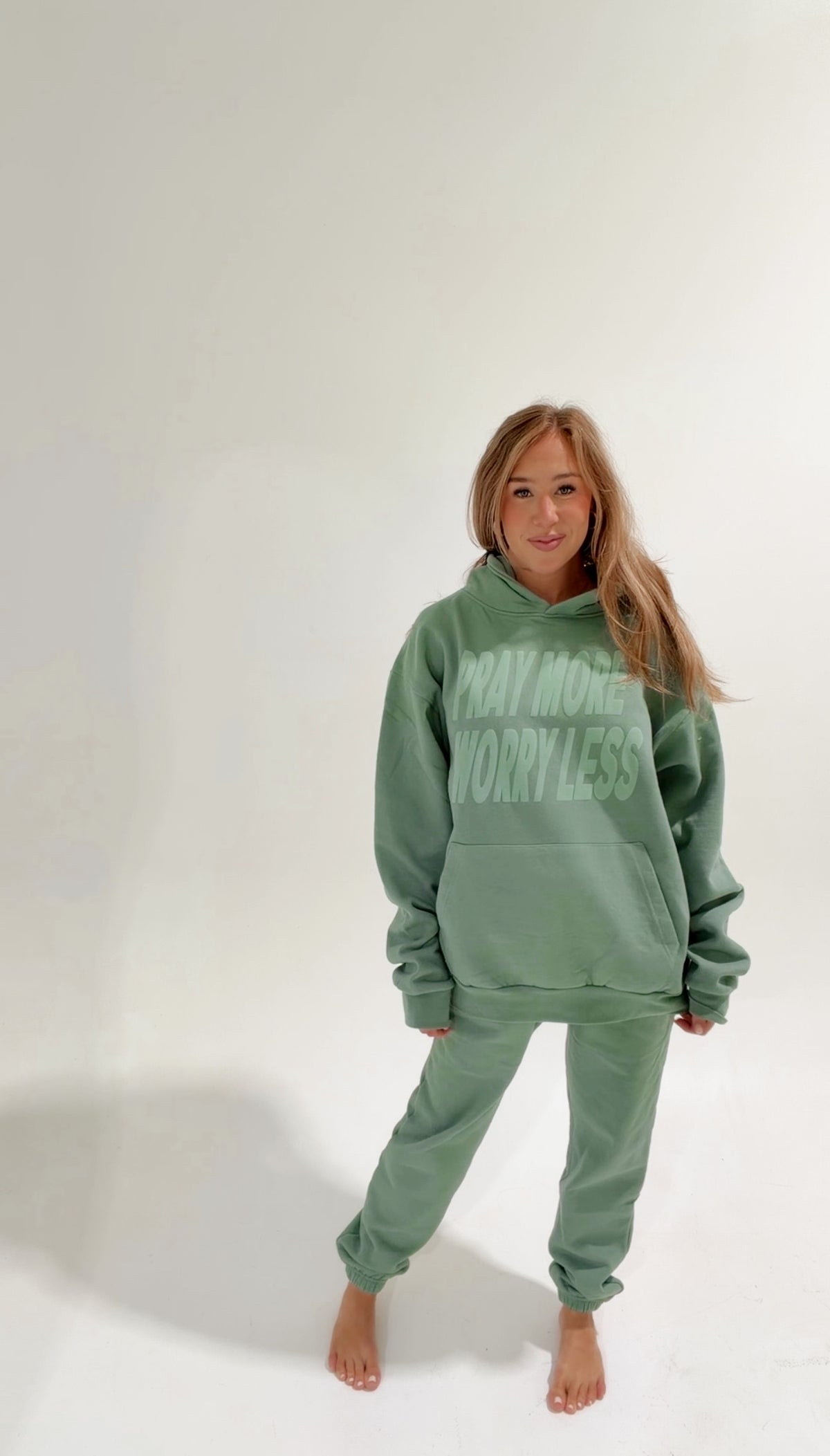 Pray More Worry Less Matching Sweatpants