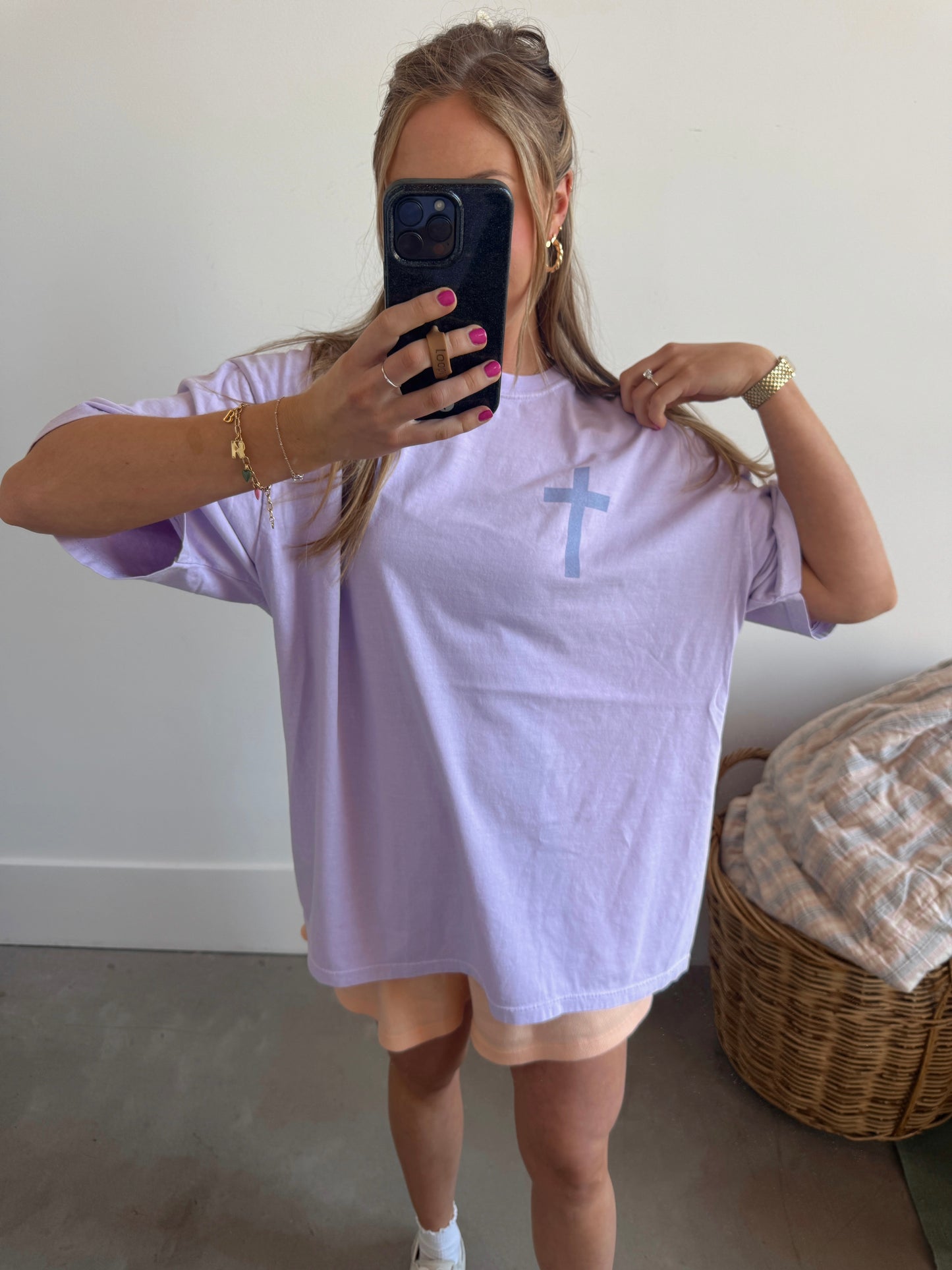 Jesus is Coming Back Comfort Colors Tee - Lilac