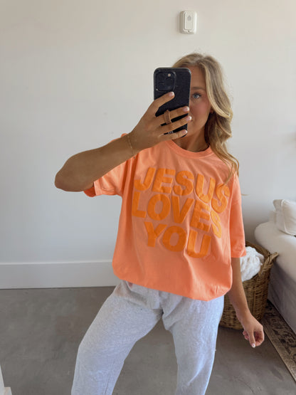 Neon Sherbet JLY Comfort Colors Tee