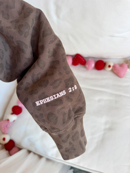 Leopard & Pink BHG Cotton Collective Crewneck