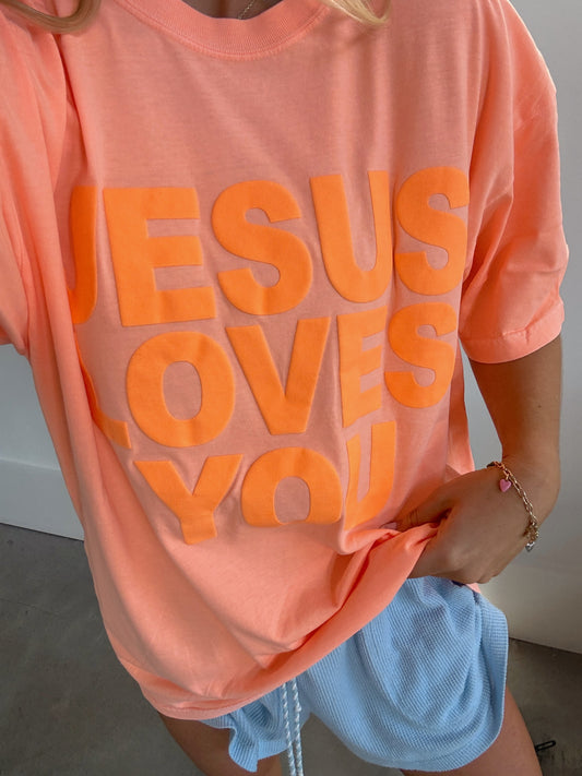 Neon Sherbet JLY Comfort Colors Tee