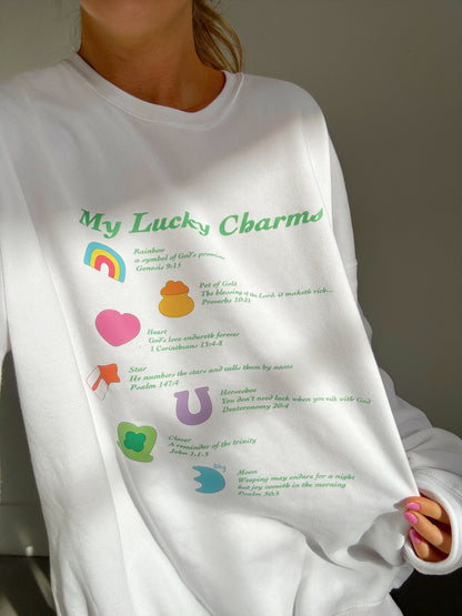 Lucky Charms Sponge Fleece Pullover