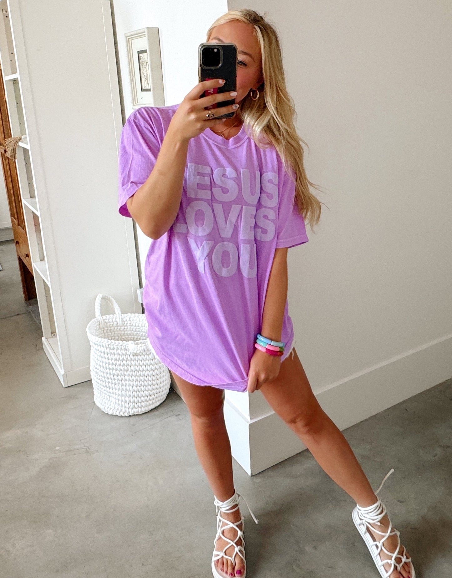 Neon Violet JLY Comfort Colors Tee