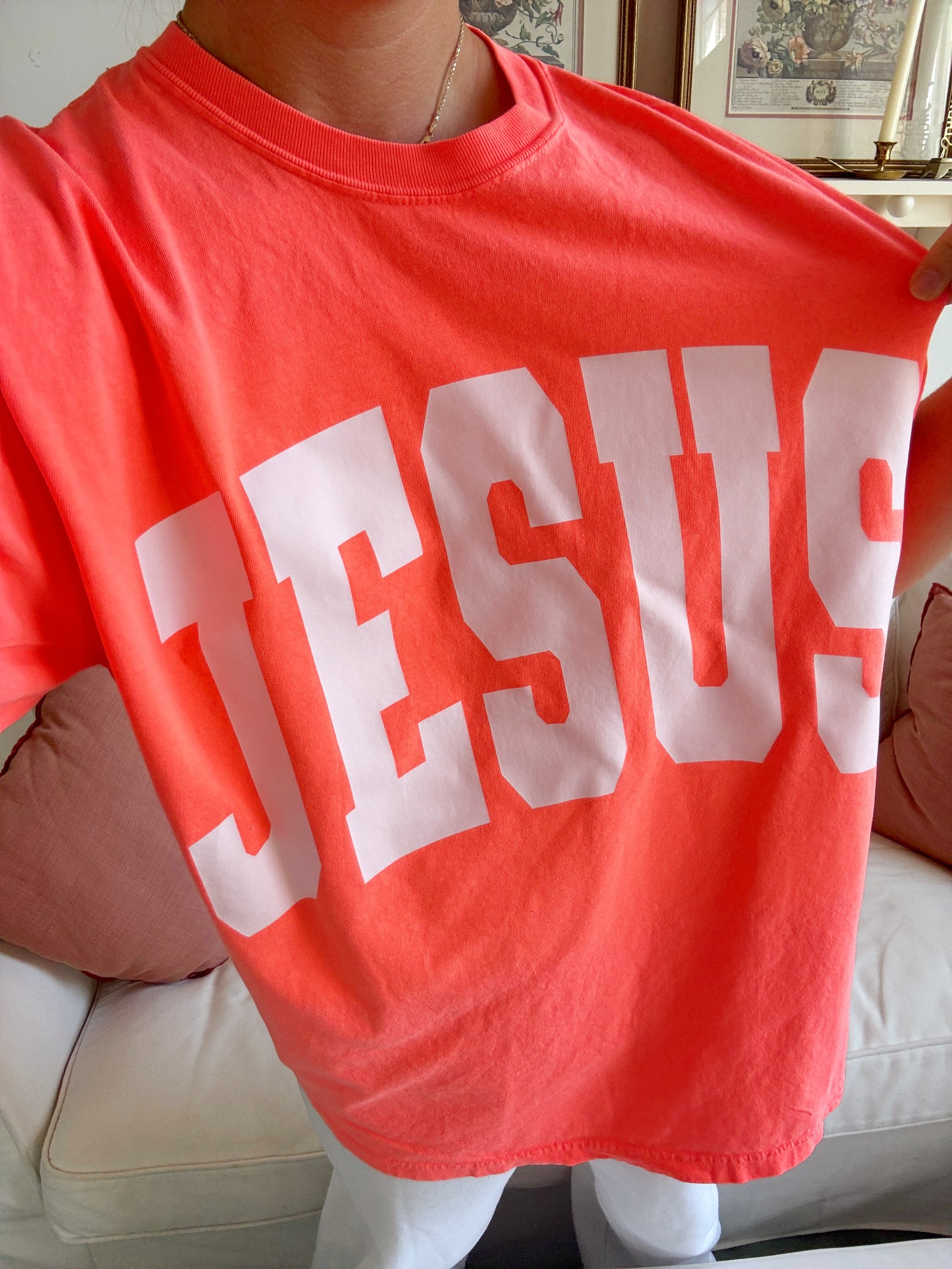 JESUS Neon Orange Tee
