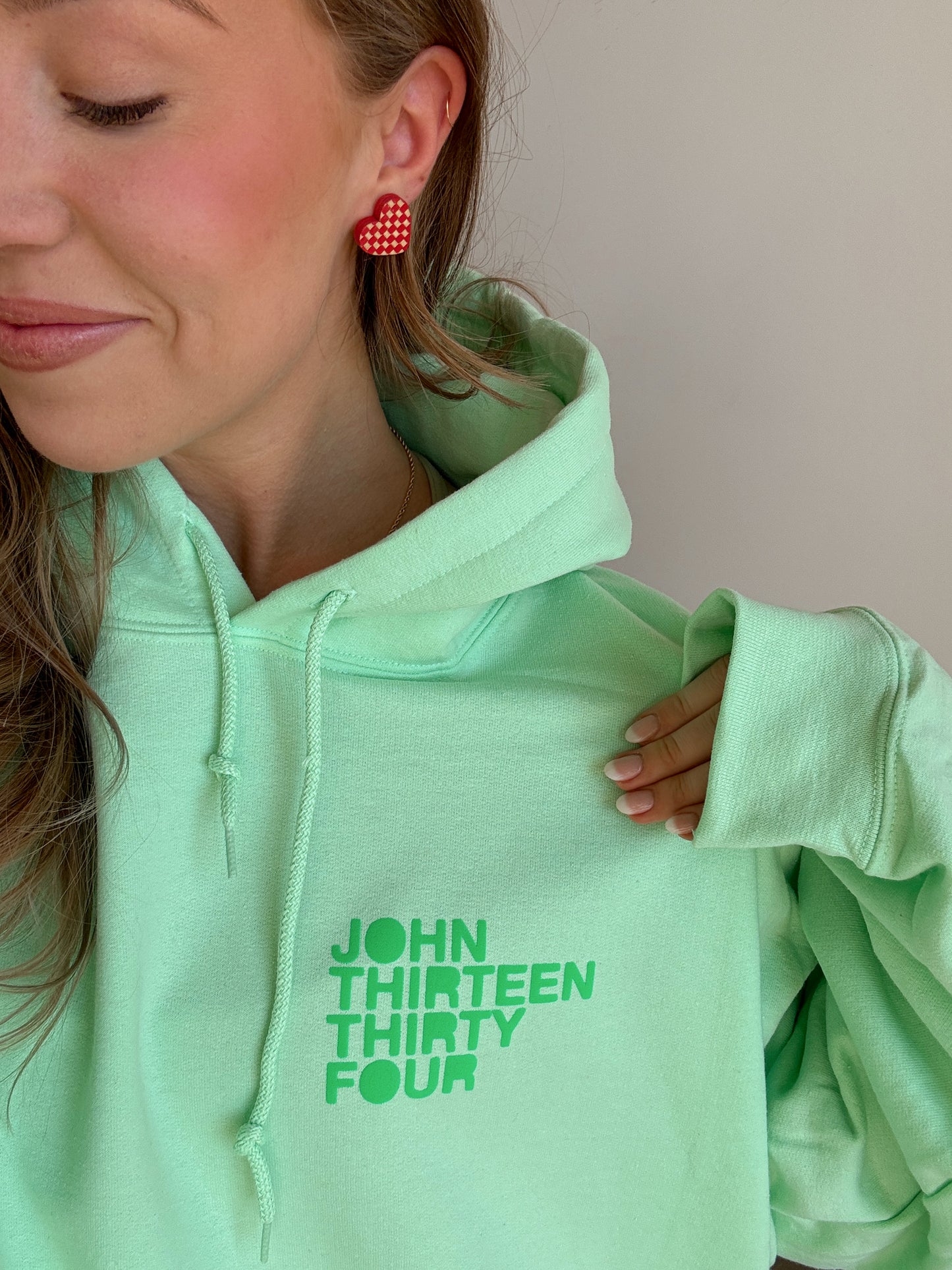 John 13:34 Love One Another Hoodie