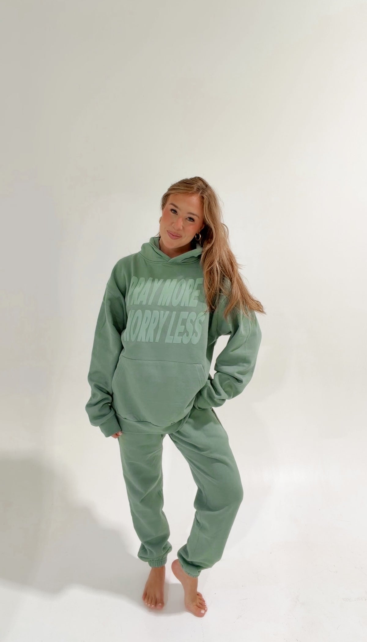 Pray More Worry Less Hoodie