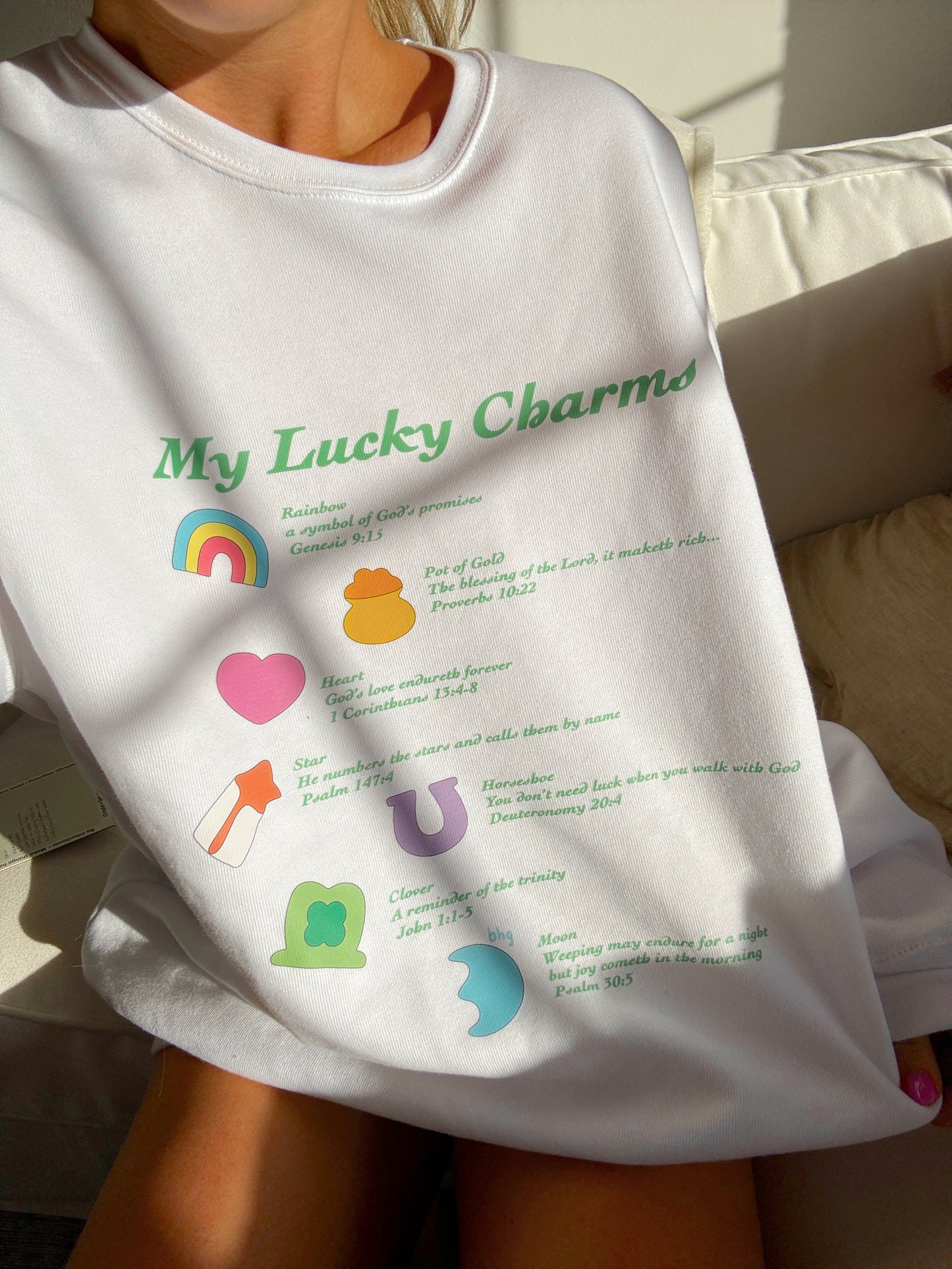 Lucky Charms Sponge Fleece Pullover