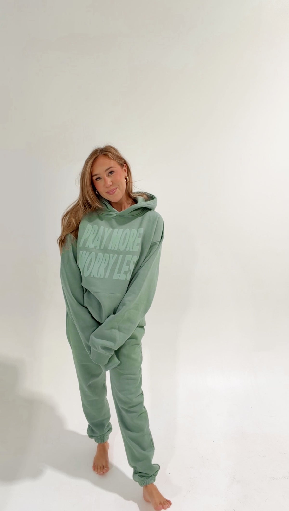 Pray More Worry Less Hoodie