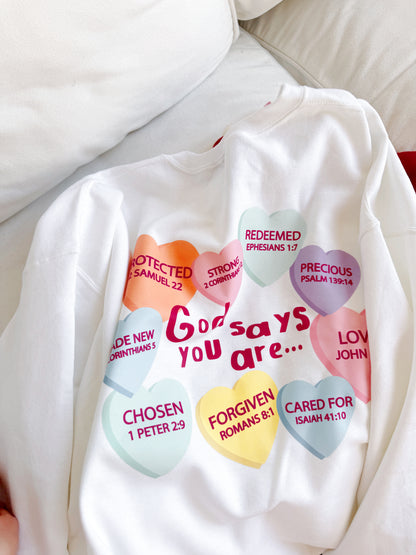 Candy Hearts Pullover