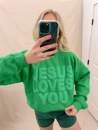 JLY Green on Green Pullover