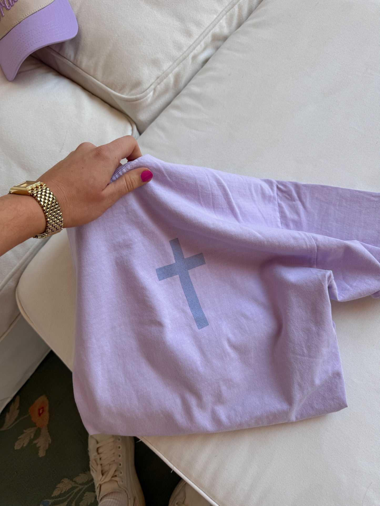 Jesus is Coming Back Comfort Colors Tee - Lilac