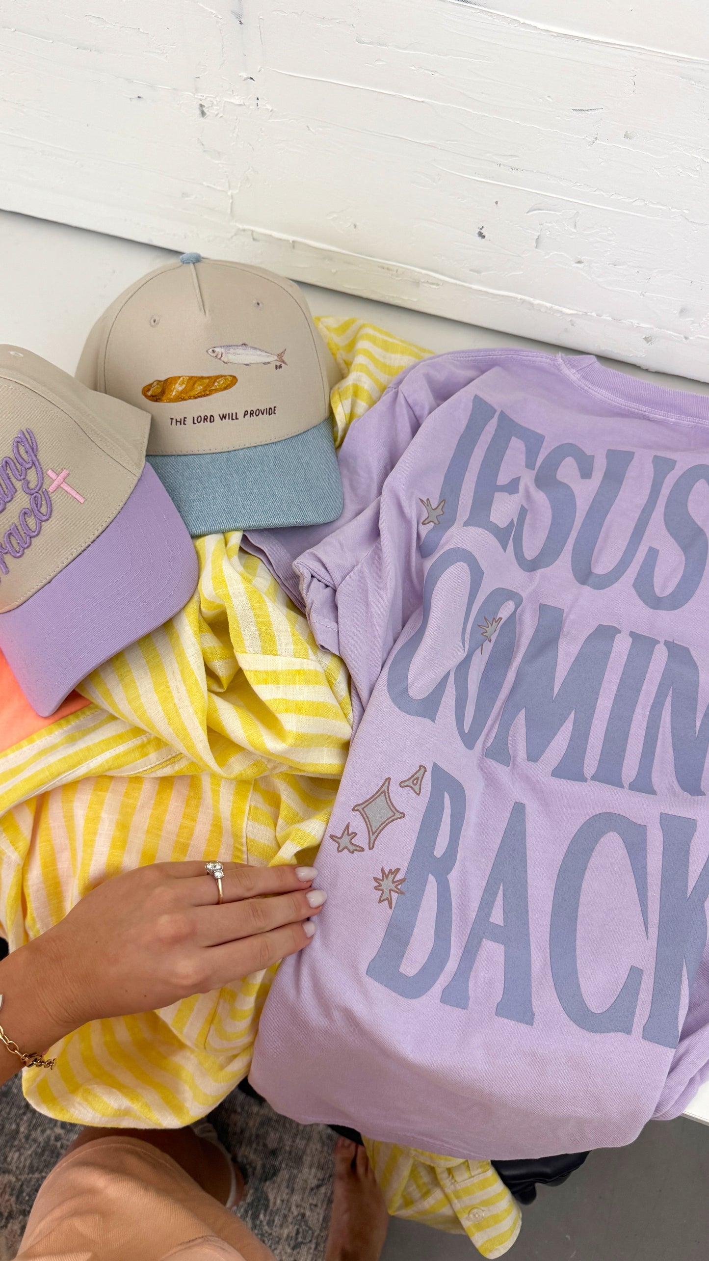 Jesus is Coming Back Comfort Colors Tee - Lilac