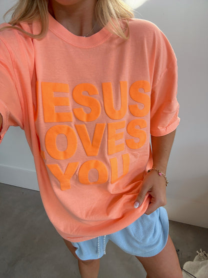 Neon Sherbet JLY Comfort Colors Tee