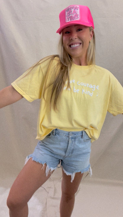Have Courage and Be Kind Boxy Tee