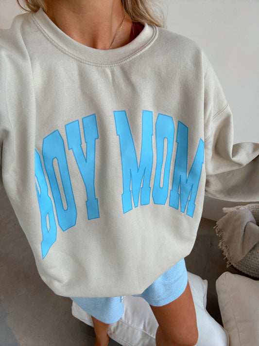 "Boy Mom" Pullover