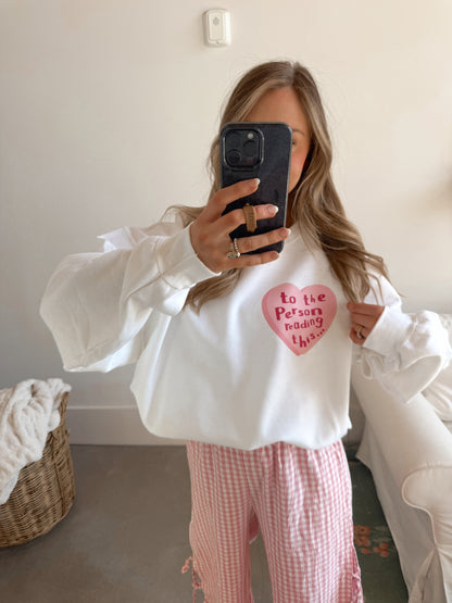 Candy Hearts Pullover