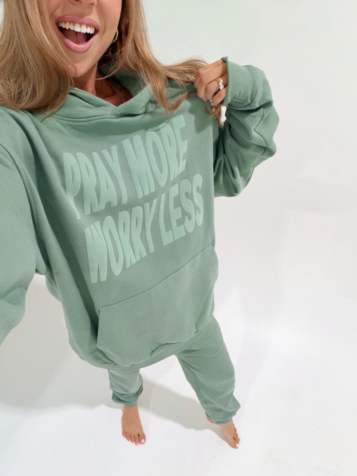 Pray More Worry Less Hoodie
