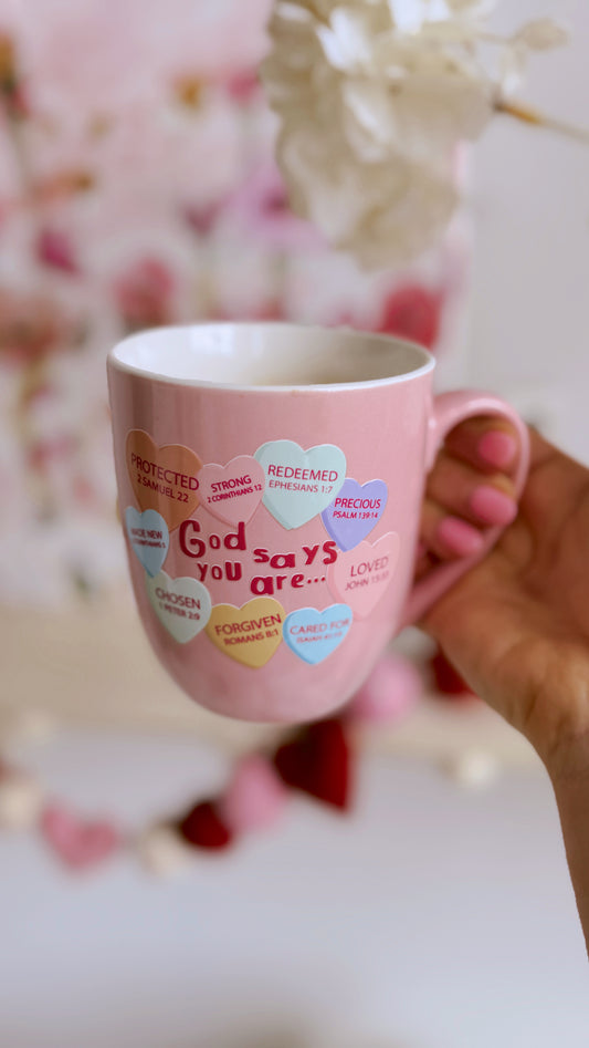 Candy Hearts 16oz Mug