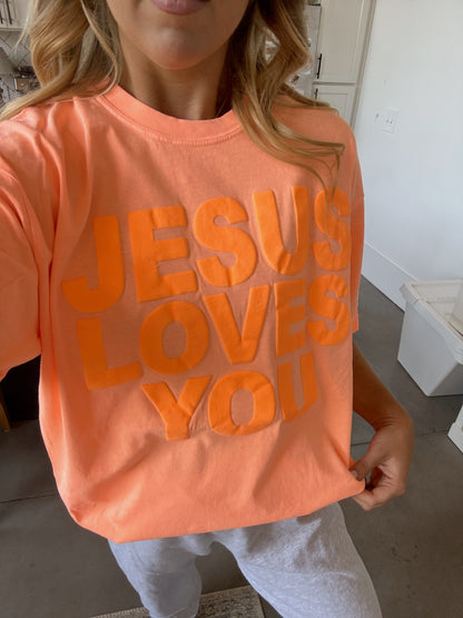 Neon Sherbet JLY Comfort Colors Tee