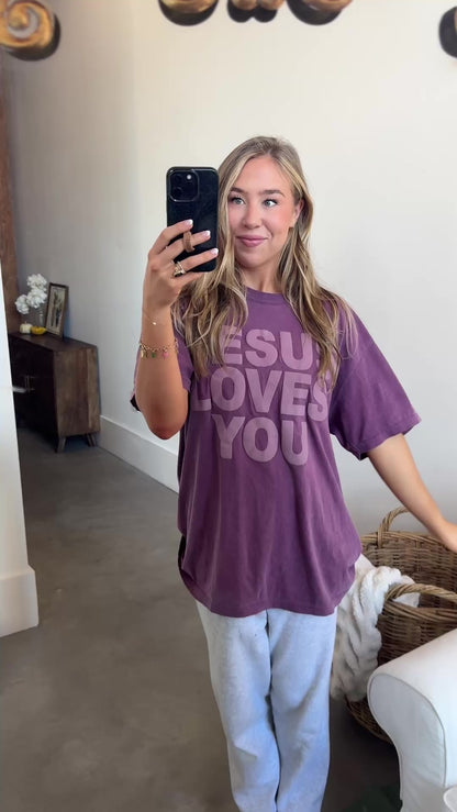 Plum JLY Comfort Colors Tee