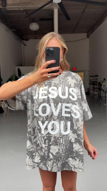 Snow Camo JLY Cotton Collective Tee