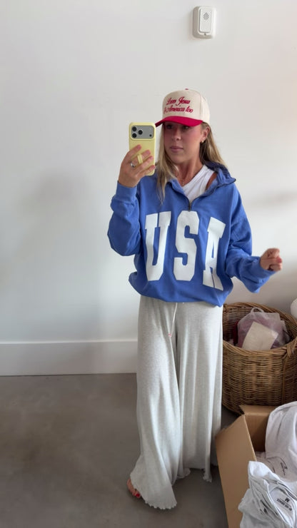 USA Quarter-Zip Pullover